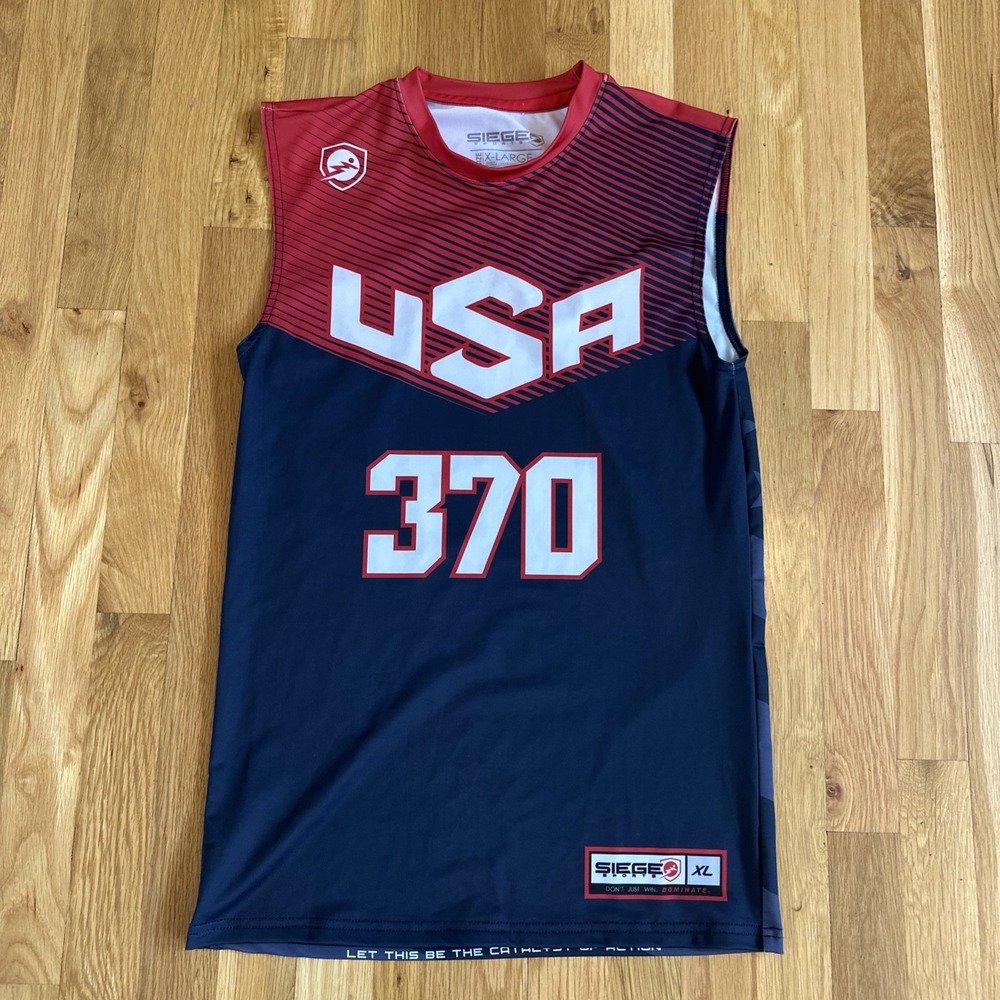 U.S. National Team USA Football Jersey shirt Men's Sz XL Blue Red White. Perfect